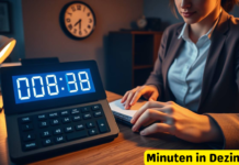 Präzise Zeitumrechnung: So wandelst du Minuten in Dezimal um Minuten in Dezimal
