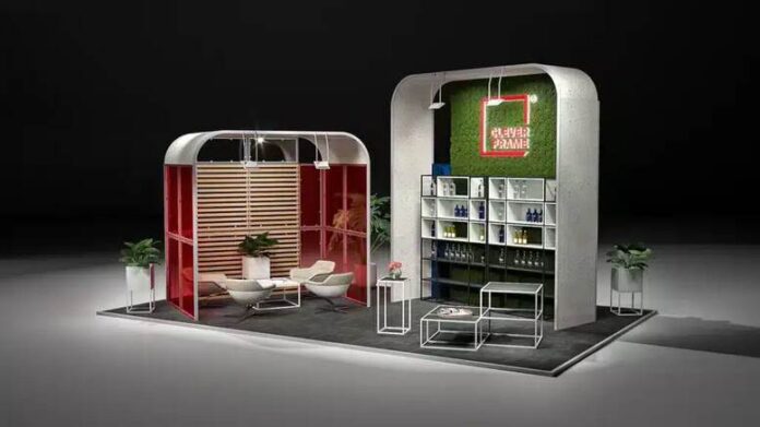 Mobiler Messestand