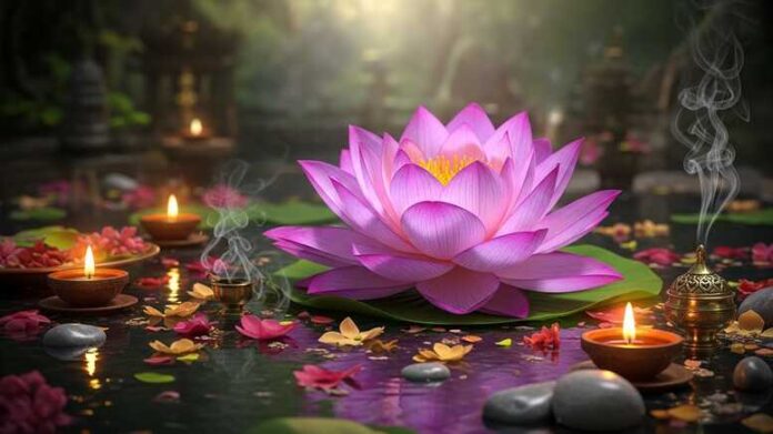 Warum spielte die Lotusblume in traditionellen Ritualen eine wichtige symbolische Rolle? Warum spielte die Lotusblume in traditionellen Ritualen eine wichtige symbolische Rolle?